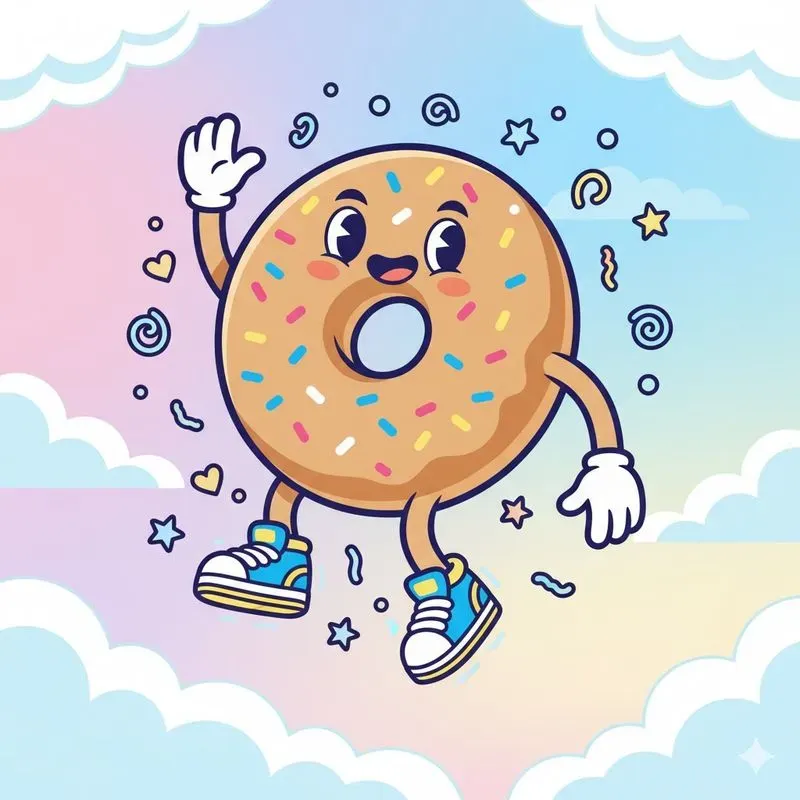 Whimsical Cartoon Character Art