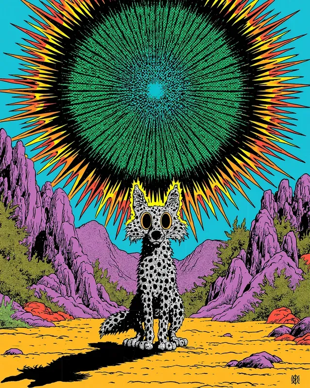 Underground Comix Sunbursts