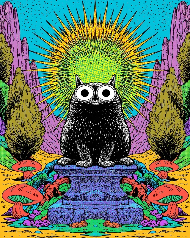 Underground Comix Sunbursts
