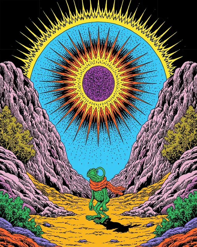 Underground Comix Sunbursts