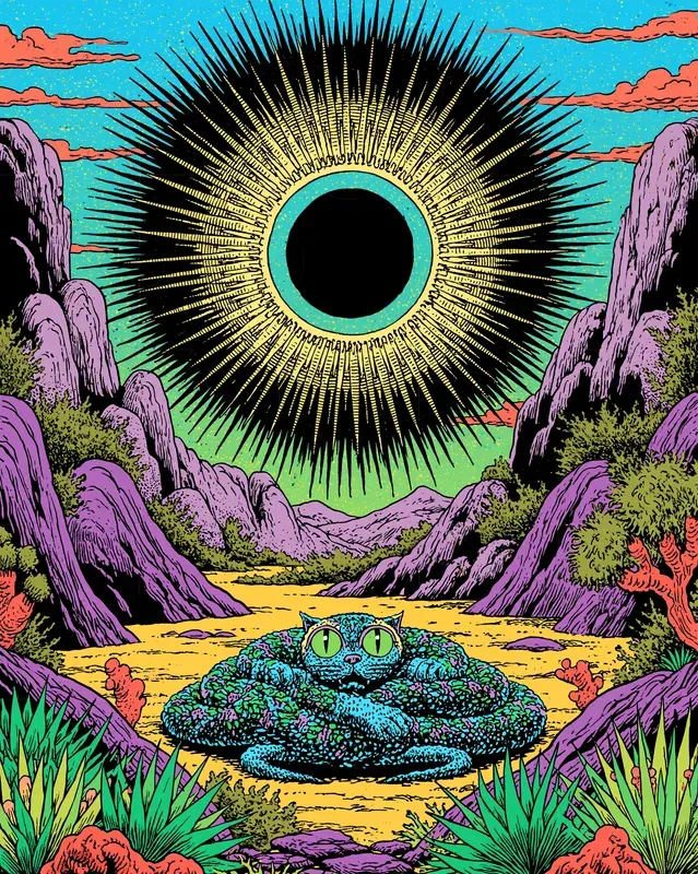 Underground Comix Sunbursts
