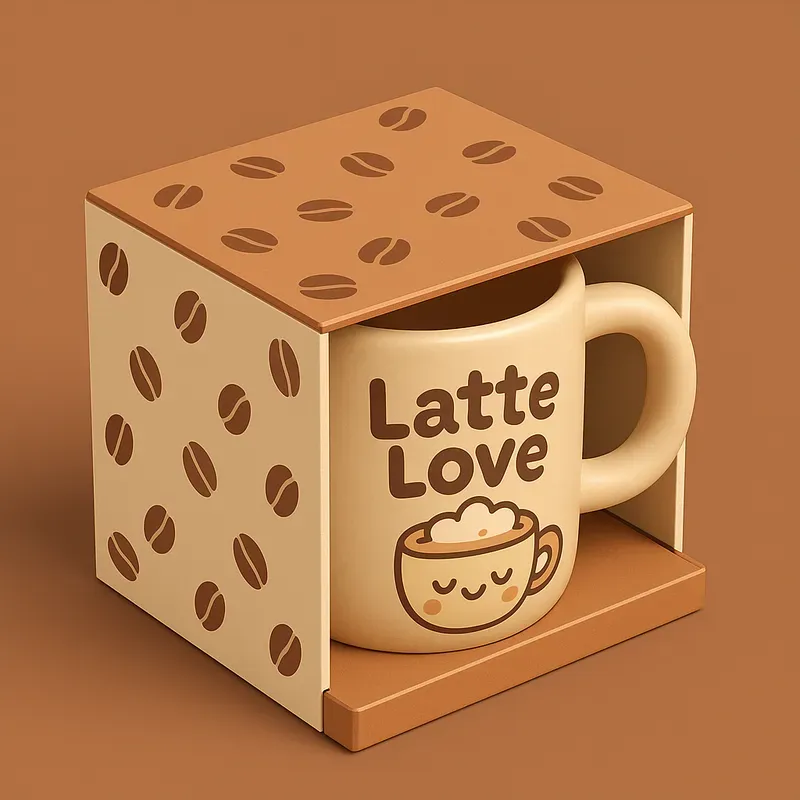 3D Cartoon Product Packaging Mockups