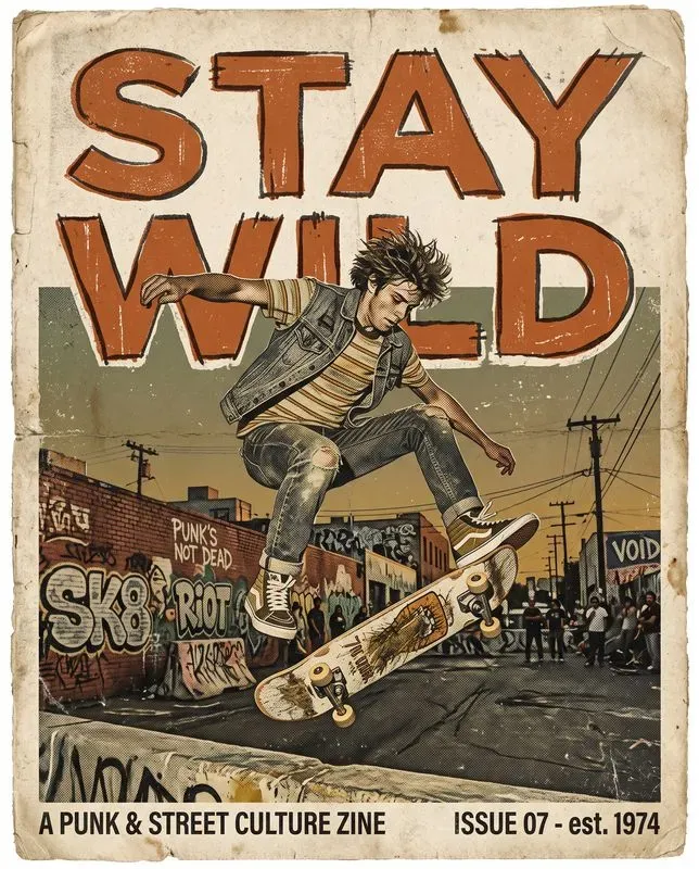 Gritty 70s Retro Street Posters