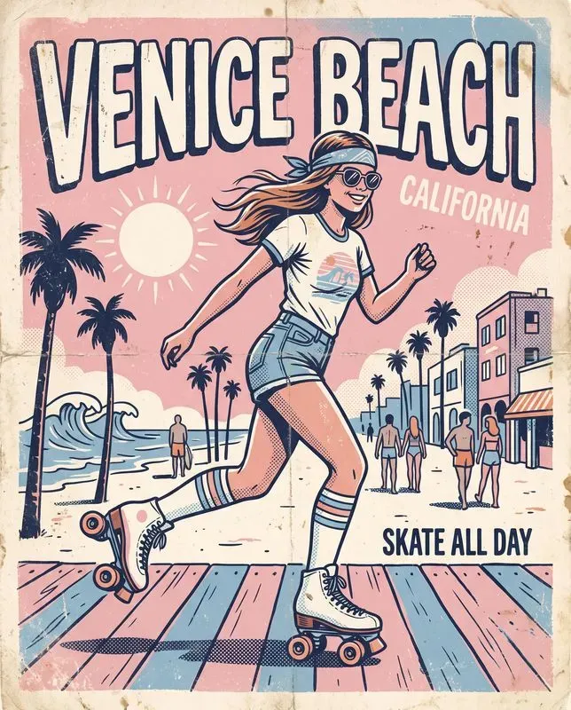 Gritty 70s Retro Street Posters