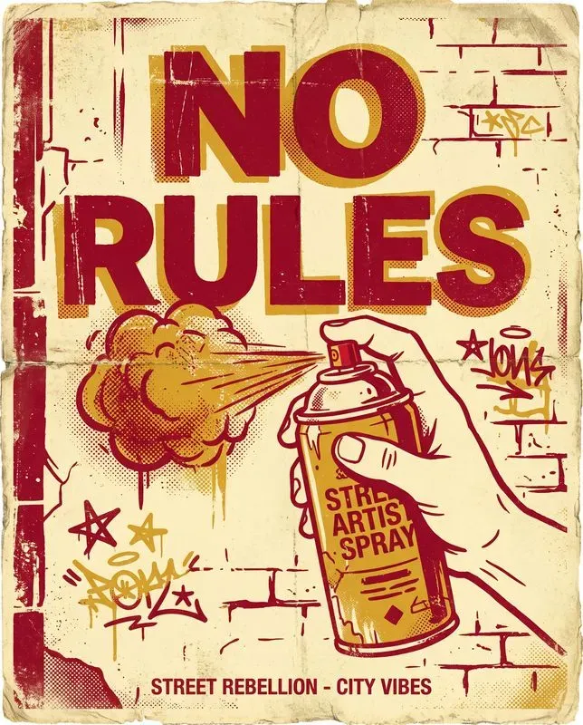 Gritty 70s Retro Street Posters