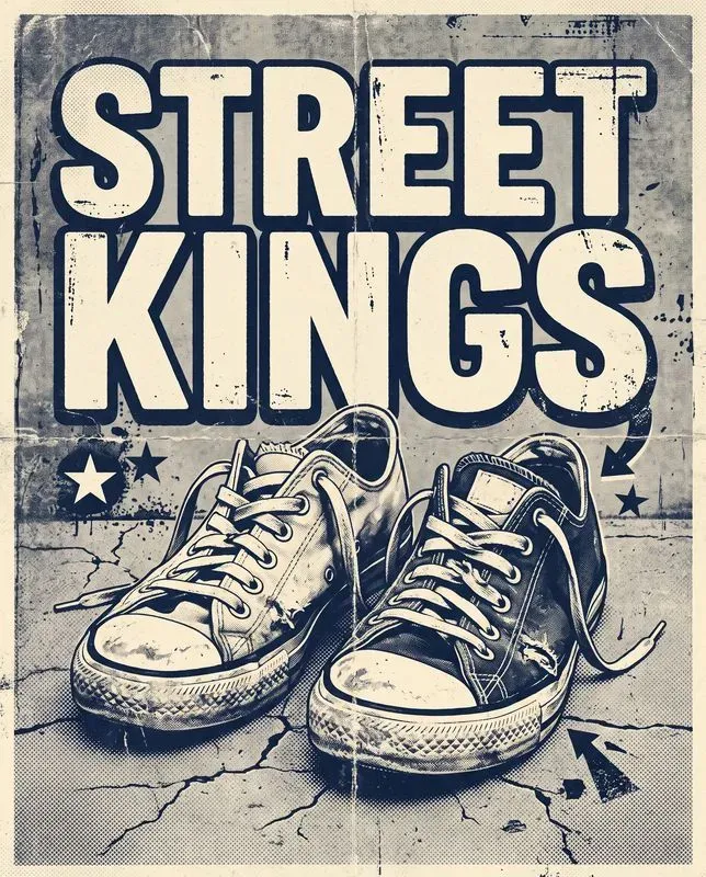 Gritty 70s Retro Street Posters