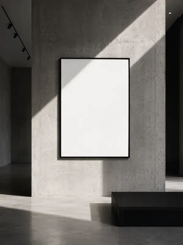 Minimalist Gallery Poster Mockups