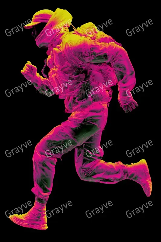 Thermal Infrared Techwear Photography
