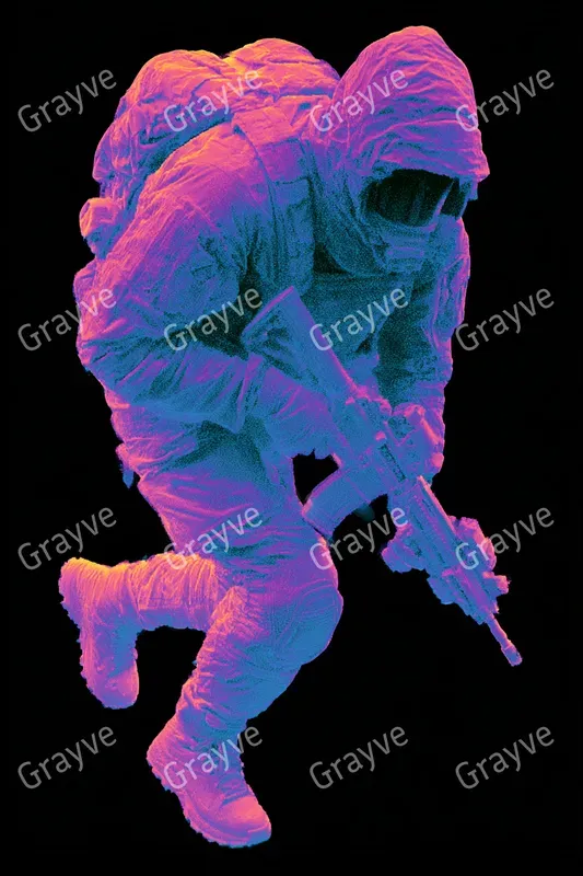 Thermal Infrared Techwear Photography
