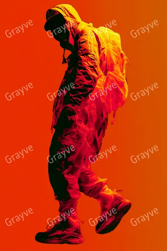 Thermal Infrared Techwear Photography