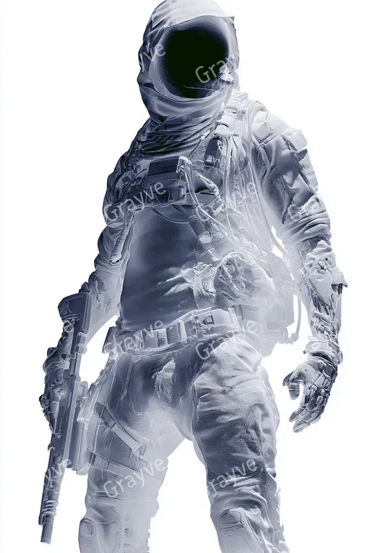 Thermal Infrared Techwear Photography