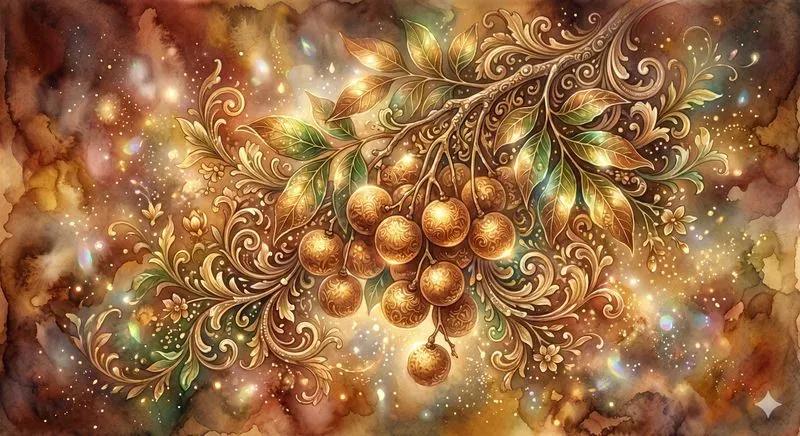 Baroque Crystal Exotic Fruits
