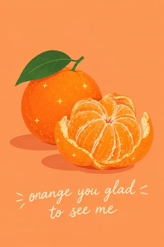 Quirky Food Pun Illustration Posters