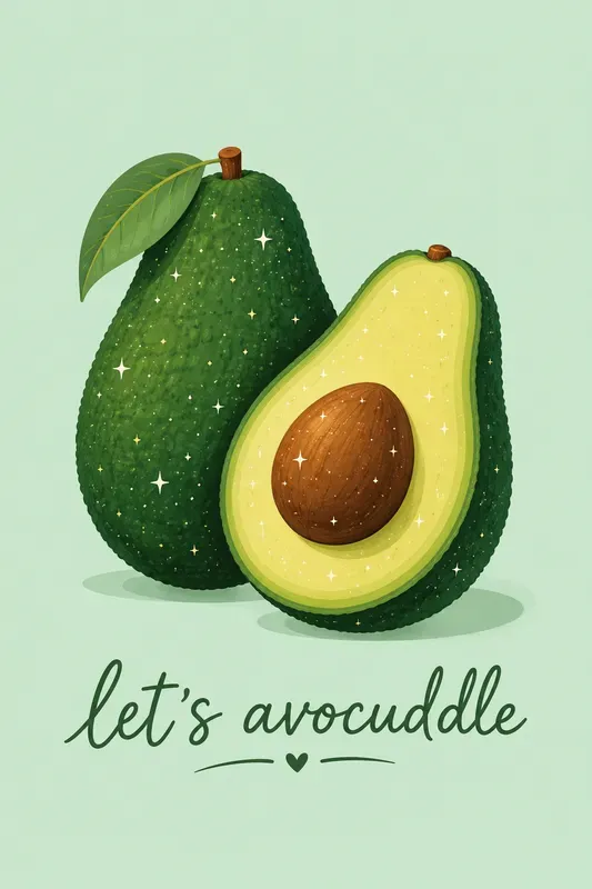 Quirky Food Pun Illustration Posters