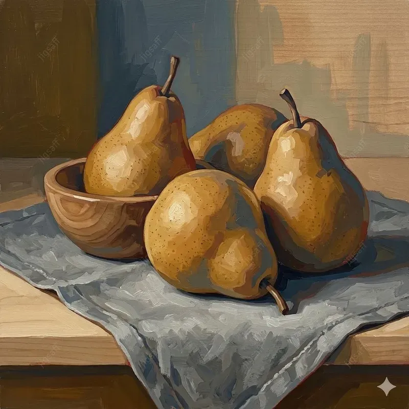 Postimpressionist Fruit Still Lifes