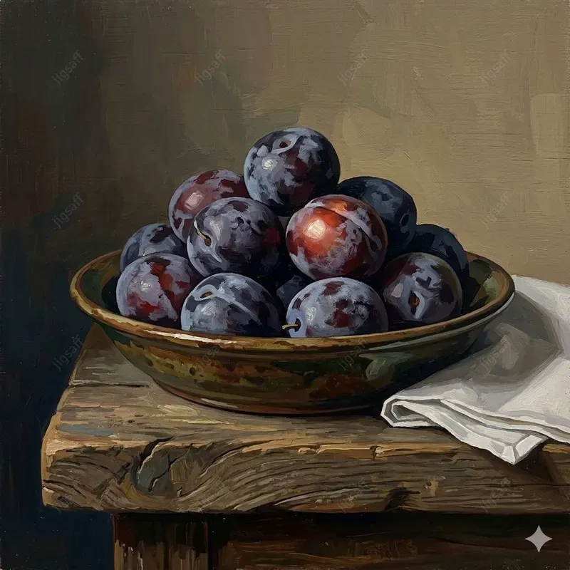 Postimpressionist Fruit Still Lifes