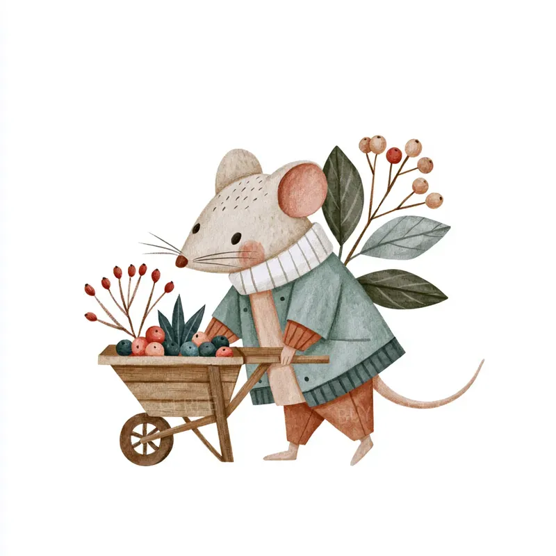 Cozy Autumn Woodland Animals