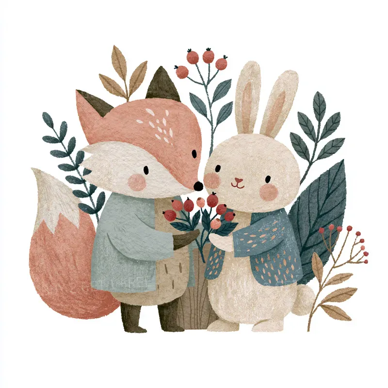 Cozy Autumn Woodland Animals
