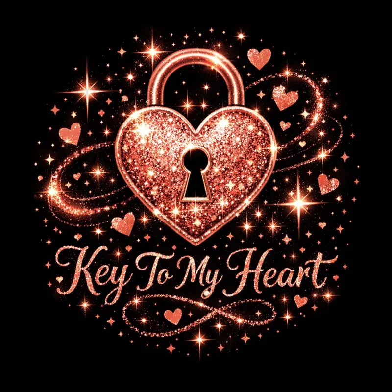 Magical Valentines Glitter Art