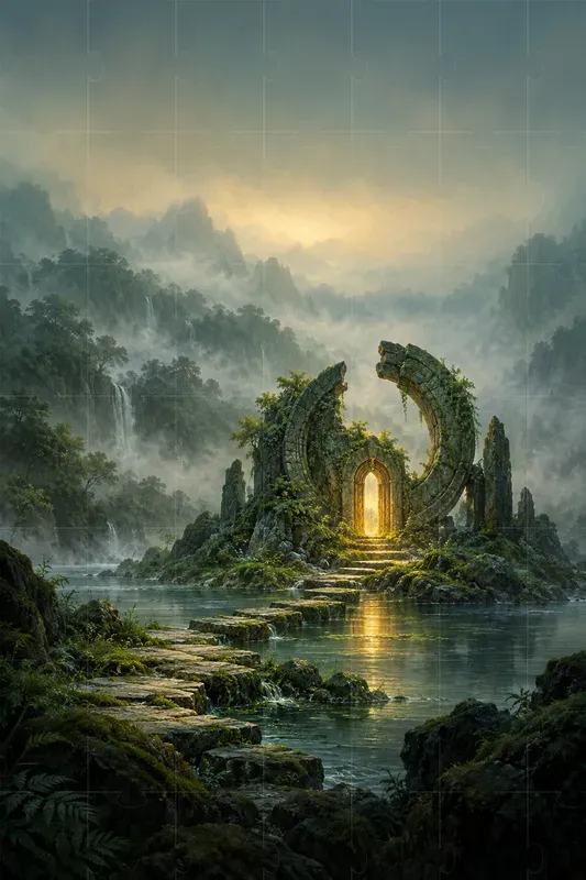 Misty Fantasy Book Cover Backgrounds