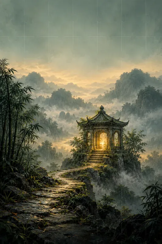 Misty Fantasy Book Cover Backgrounds