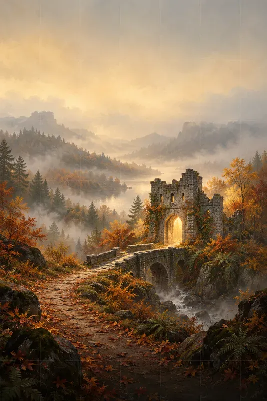 Misty Fantasy Book Cover Backgrounds