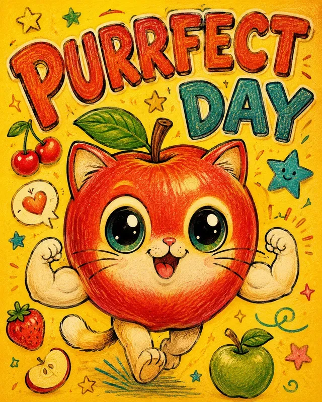 Whimsical Fruit Animal Posters