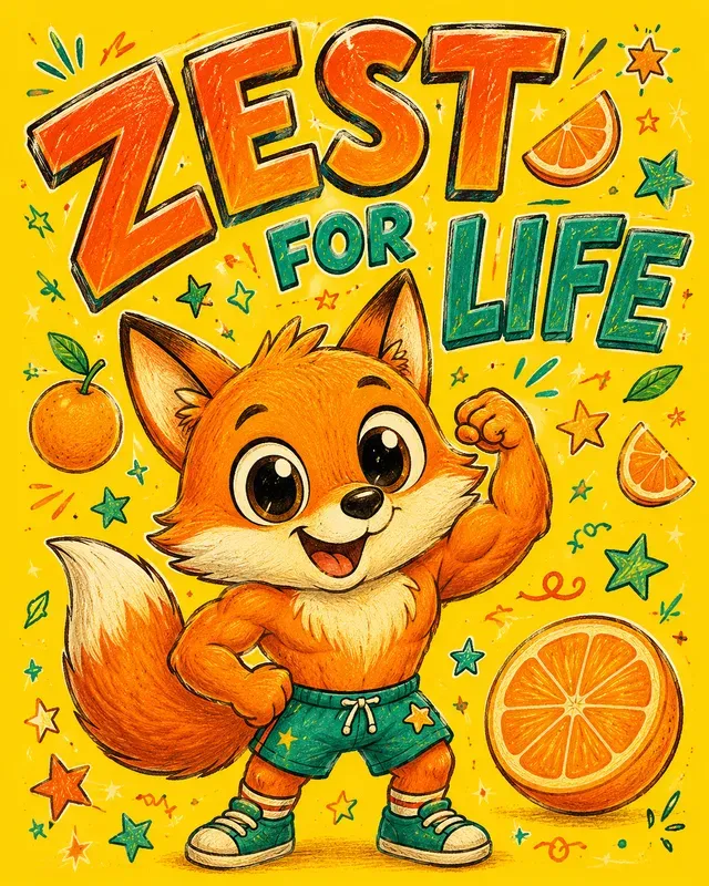 Whimsical Fruit Animal Posters