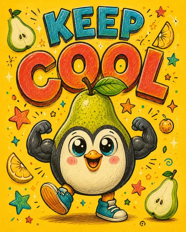 Whimsical Fruit Animal Posters
