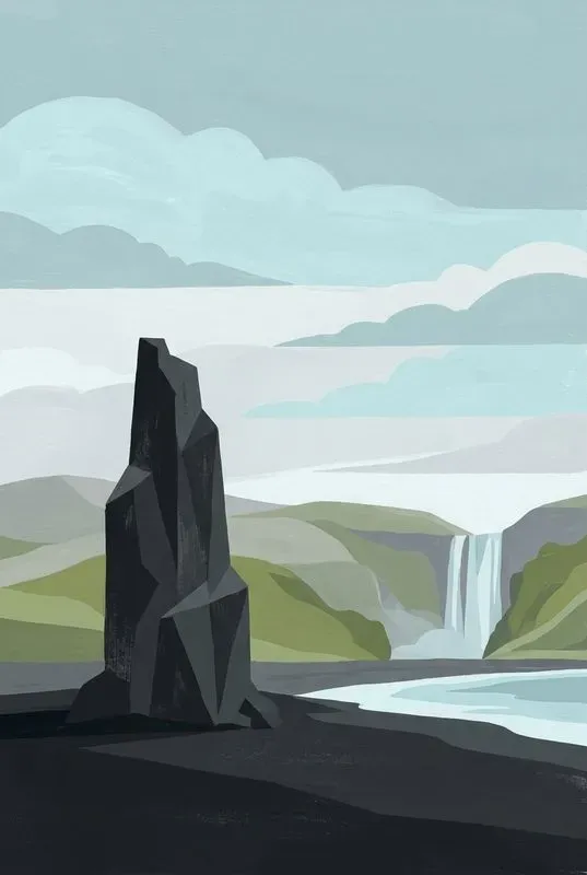 Midcentury Gouache Travel Paintings