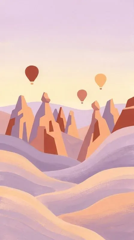 Midcentury Gouache Travel Paintings