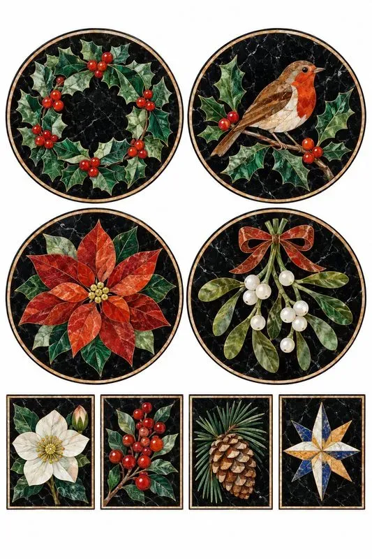 Florentine Pietra Dura Panel Sheets