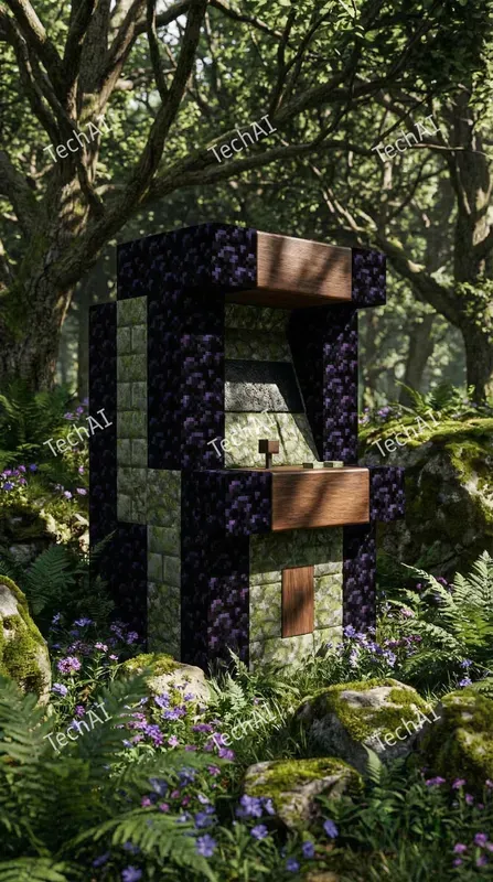 Organic Voxel Nature Sculptures