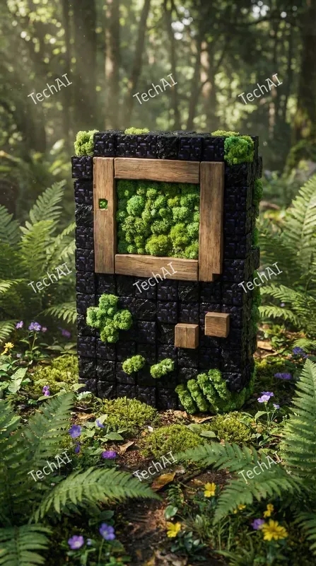 Organic Voxel Nature Sculptures