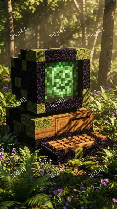 Organic Voxel Nature Sculptures