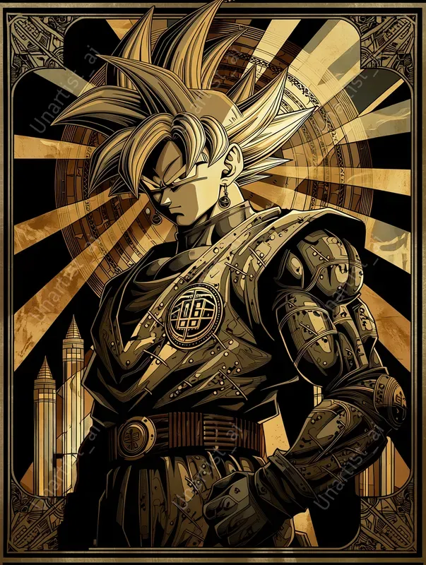 Dragon Ball Z Dieselpunk Reimaginings