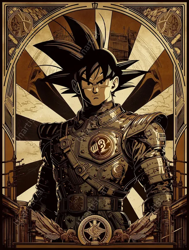 Dragon Ball Z Dieselpunk Reimaginings