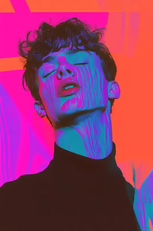 Futuristic Retro Style Portraits