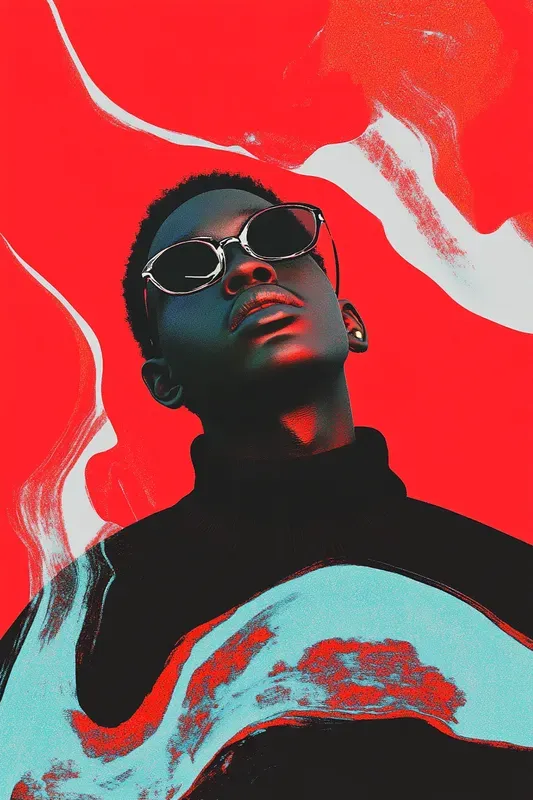 Futuristic Retro Style Portraits