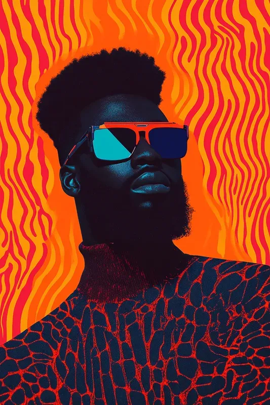 Futuristic Retro Style Portraits