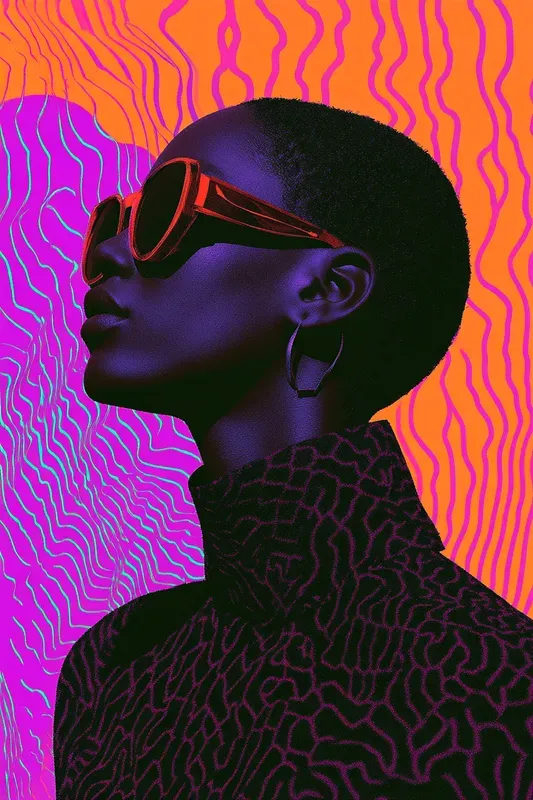 Futuristic Retro Style Portraits
