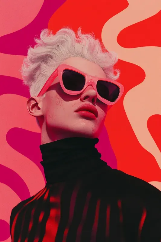 Futuristic Retro Style Portraits