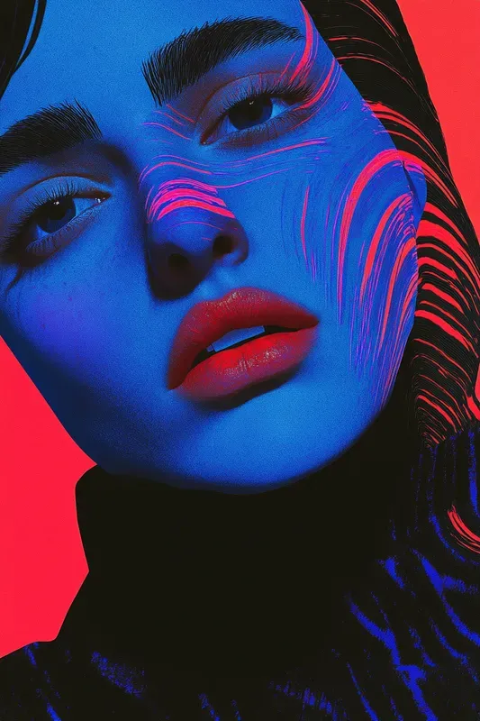 Futuristic Retro Style Portraits