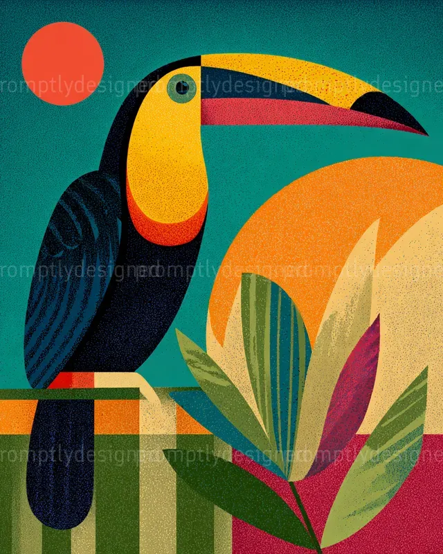 Tropical Bird Posters