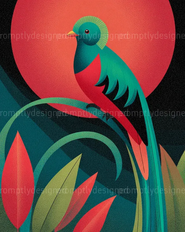 Tropical Bird Posters