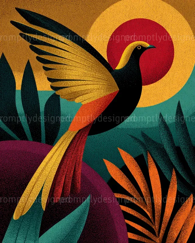 Tropical Bird Posters