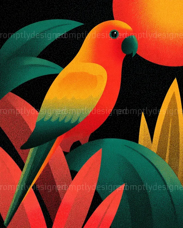 Tropical Bird Posters