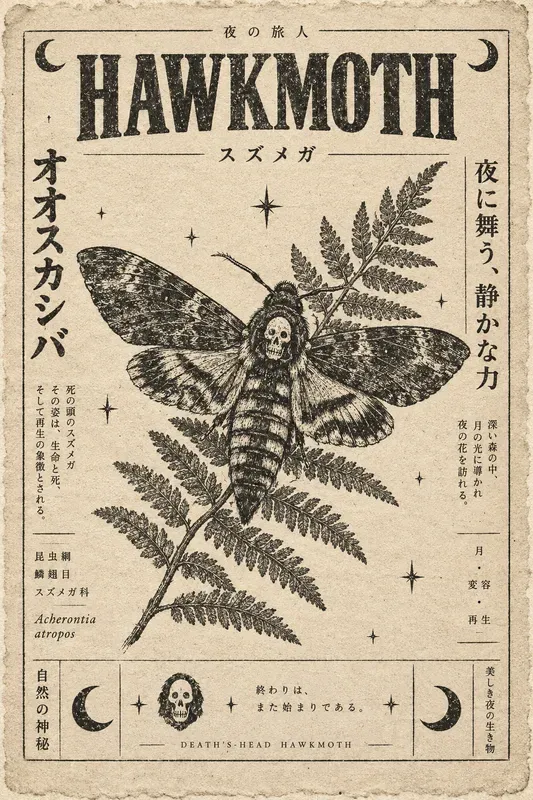 Vintage Botanical Risograph Posters