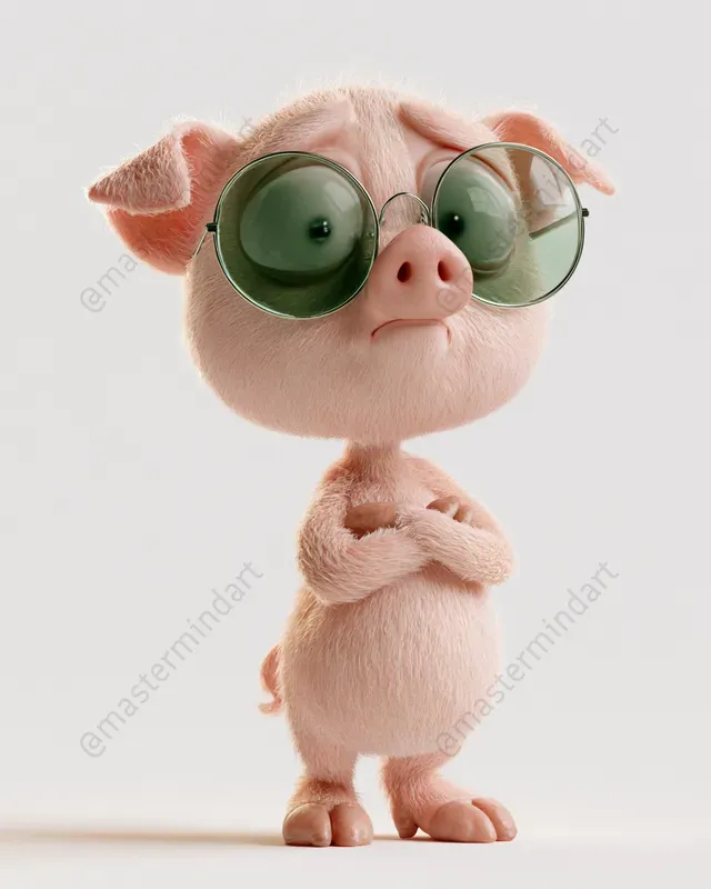 Cute 3D Animal Sunglasses