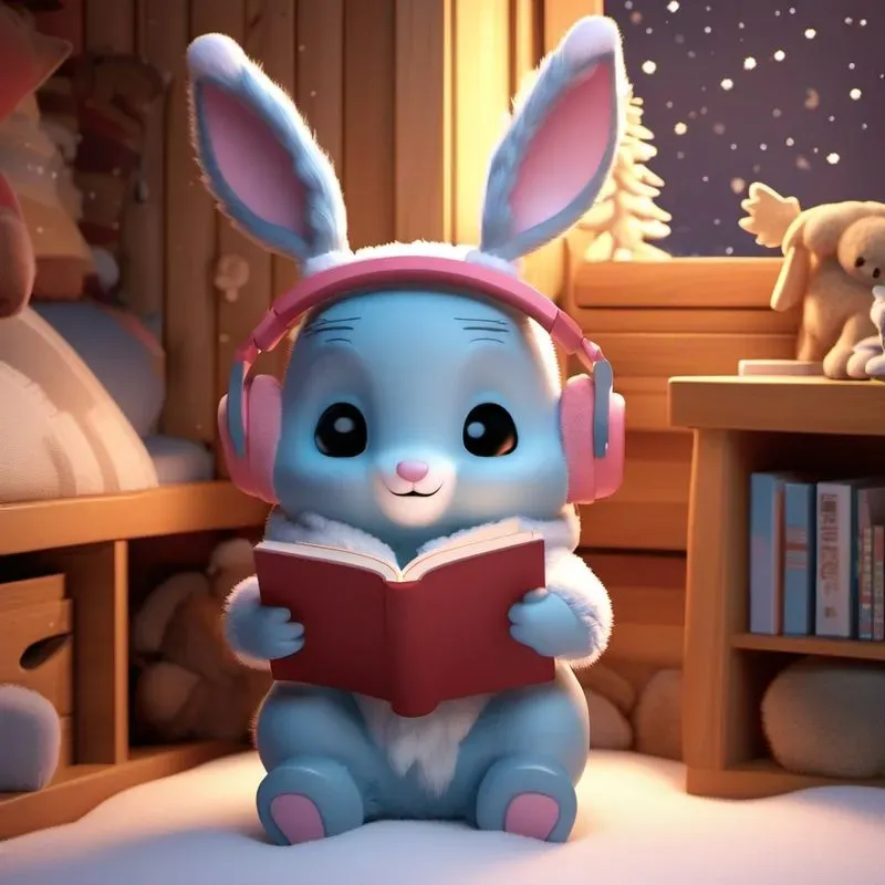 Labubu 3d Winter Vinyl Toy Scenes
